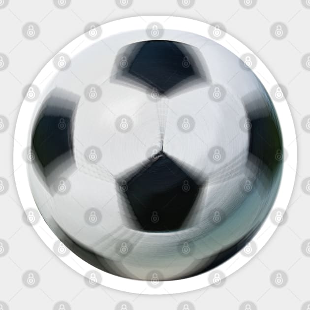 Vintage soccer ball Sticker by MiRaFoto